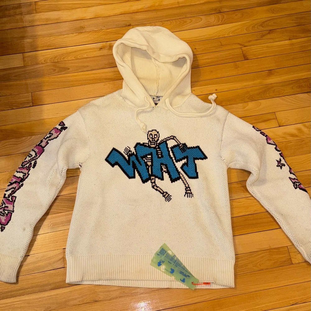 Off-White Cream Knit Sweater